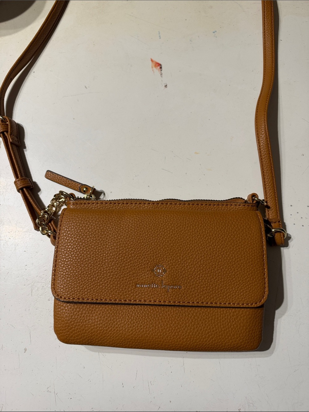 Nanette Lepore Tan Crossbody Purse